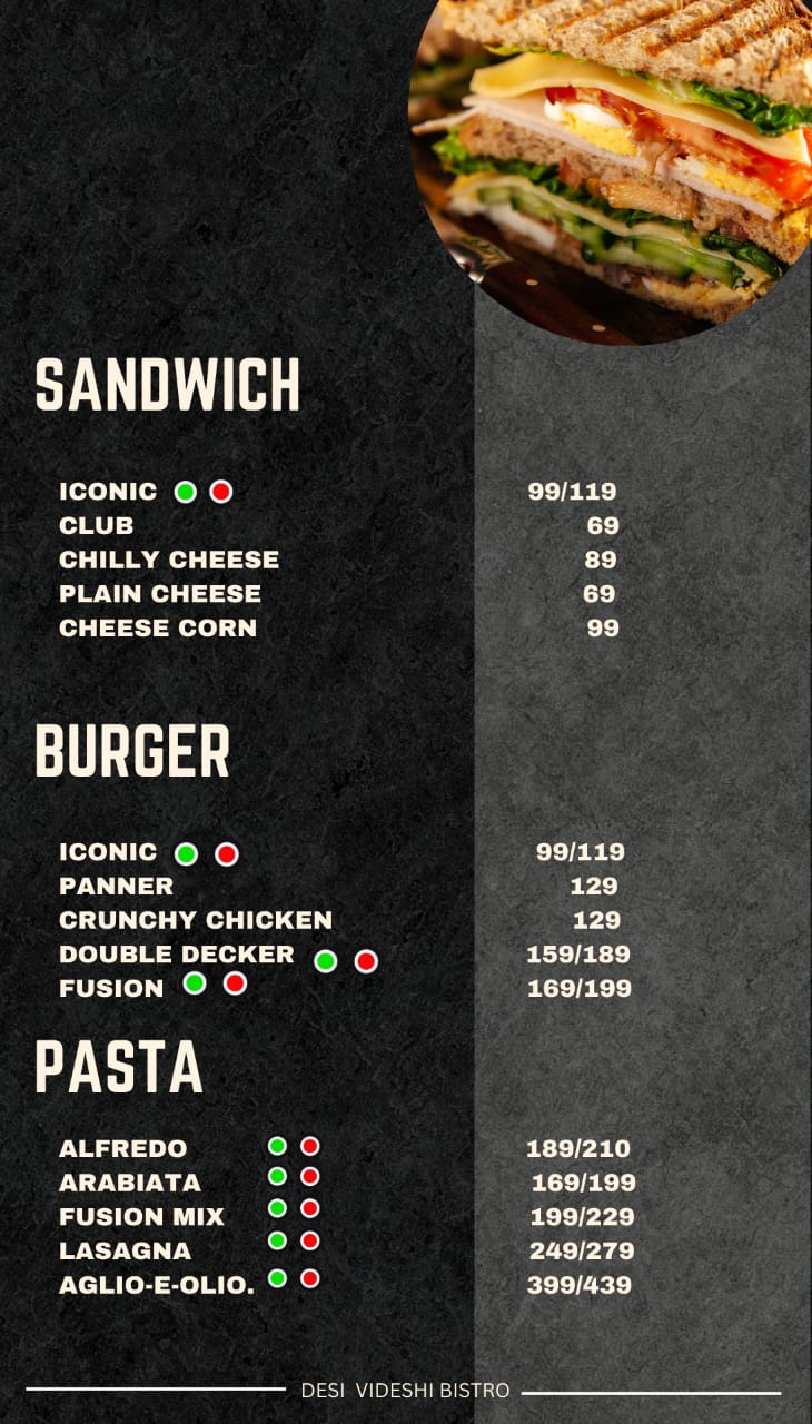 Menu Page 5